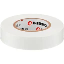 Стрічка електроізоляційна Intertool ізолента 20 м x 17 x 0.15 мм біла в упаковці 10 шт.