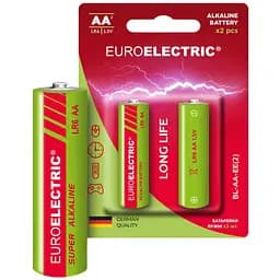 Батарейки Euroelectric AA LR6 1,5V, 2 шт. - мініатюра 3