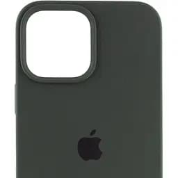 Чохол Silicone Case для Apple iPhone 15 Pro Max Cyprus Green AA [92721] - мініатюра 2