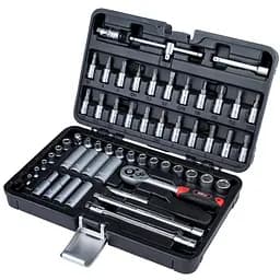 Набір насадок торцевих і біт Ultra 1/4" 56 шт CrV Taiwan (6003172)