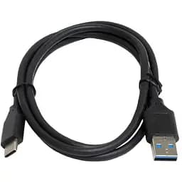 Дата кабель USB 3.0 AM to USB-C 1.0m black Patron (CAB-PN-USB3-TYPEC-1M)