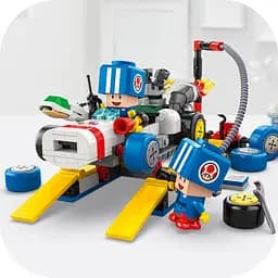 Уцінка. Конструктор LEGO Super Mario Mario Kart - Toad's Garage 390 деталей (72035)  - мініатюра 5