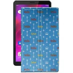 Чохол StatusCASE з екошкіри для планшету Lenovo Tab M8 (3rd Gen) Фешн блакитний