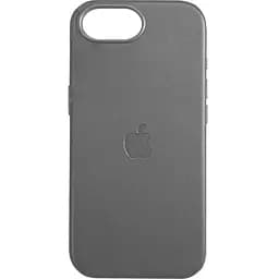Чохол Apple Leather Case with MagSafe для iPhone 16e Light Grey AAA [132116]