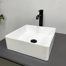 Умивальник VBI TriestS white накладний VBI-012714, Білий