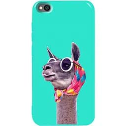 Чехол-накладка Toto Pure TPU 2 mm Print Case Xiaomi Redmi Go #8 Lama Glasses Mint