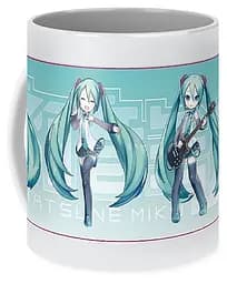 Кружка GeekLand Вокалоїди Vocaloid Хацуне Міку Hatsune Miku ЧИБІ VC 02.04 - мініатюра 2