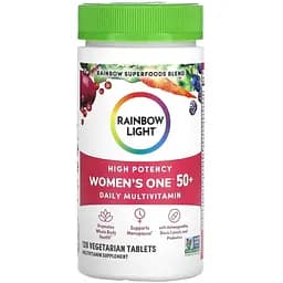 Мультивитамины для женщин Rainbow Light Women's One 50+, 120 вегетарианских таблеток