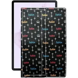 Чехол StatusCASE из экокожи для планшета Samsung Galaxy Tab S7 FE 2021 Фэшн черный