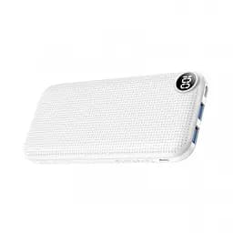 Портативна батарея Power Bank Hoco DB17 ATLAS 2USB/Xiaomicro/Type-C/LCD 10000mAh White