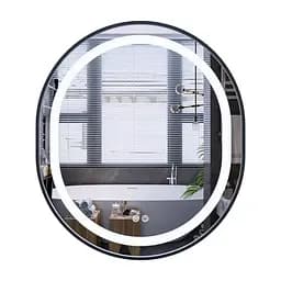 Дзеркало Mixxus Premium Ellipse MV05-80x70-Reverse Black MP6646, Чорний