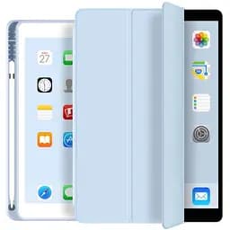 Чохол-книжка CDK для Apple iPad 10.2" 8gen 2020 екокожа/силікон Smart Case cлот стилус (011189) white ice