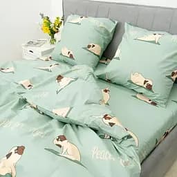 Комплект постільної білизни Viluta двоспальний ранфорс 24274 100% бавовна - мініатюра 4