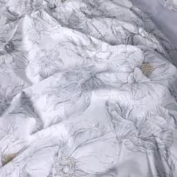 Підковдра MirSon Сатин Silver Petals 110x140 см (2200011122427) - мініатюра 4