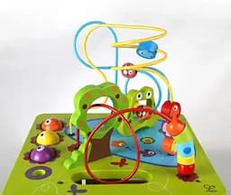 Дитячий розвиваючий Hape Куб Сільські звірята E1810 Бізікуб дерев'яний - мініатюра 4
