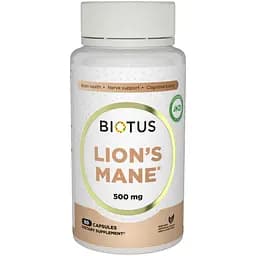 Ежовик гребенчатый Biotus Lion's Mane 500 мкг 60 капсул