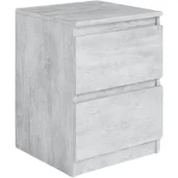 Тумба прикроватная Moreli T-225 на 2 ящика 400х530х400 мм бетон (mo-st225-beton)