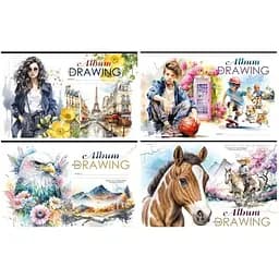 Альбом для малювання Fresh Хлопчик 24132-24135 40 аркушів Різнокольоровий