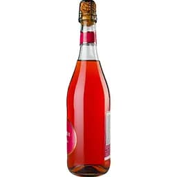 Вино ігристе Decordi Lambrusco Rosato Amabile, рожеве, напівсолодке, 8%, 0,75 л - мініатюра 3