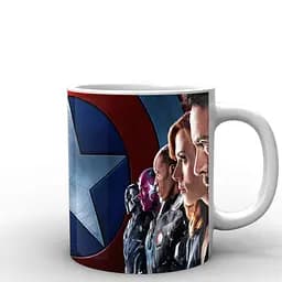 Кружка GeekLand Captain America команда CA.02.058 330 мл белая