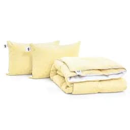 Набір MirSon пуховий №9518 Bio-Beige зима ковдра 140х205 см + подушка бежевий (2200010805123)
