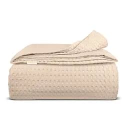 Плед-покривало Cosas Cappuccino Waffle Weave 110х140 см магнолія (Blanket_98Cappuccino_WaffleWeave_110x140)