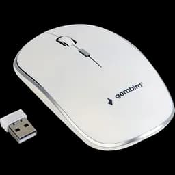 Миша бездротова Gembird MUSW-4B-01-W White - мініатюра 2