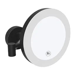 Дзеркало косметичне Bemeta з підсвіткою LED 116101770, Чорний матовий