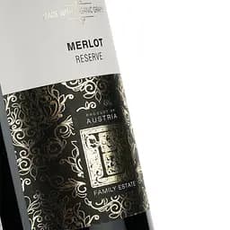 Вино Hafner Wine Merlot Reserve, червоне, сухе, 13%, 0,75 л (8000019917371) - мініатюра 3