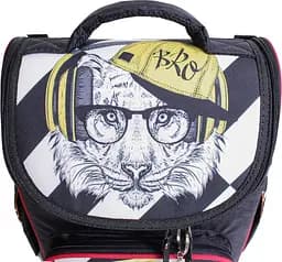 Рюкзак шкільний каркасний з ліхтариками Bagland Успіх 12 л чорний 175k (00551703) - мініатюра 6