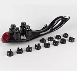 Ручний масажер для всього тіла 716C Вібромасажер (12 насадок)