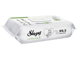 Вологі серветки для дітей Sleepy Naturаl Baby 60 шт. Безпечні серветки для немовлят. - мініатюра 2