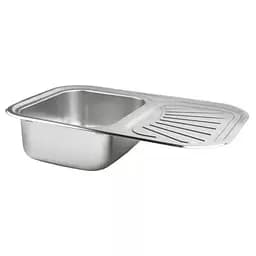 Кухонна мийка Satin 750x490x180 мм + сифон Wezer 7549(0.8)D, Decor - мініатюра 2