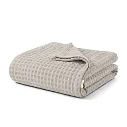 Плед-покривало Cosas Greek Waffle Bronze вафельне 75х95 см (Blanket_35Bronze_GreekWaffle_75x95)