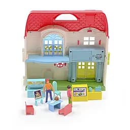 Ігровий набір Ляльковий будиночок з меблями та фігурками IM435