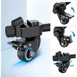 Штатив Ulanzi AT-03 Tripod Dolly Kit 1.6m Black [126315] - мініатюра 3