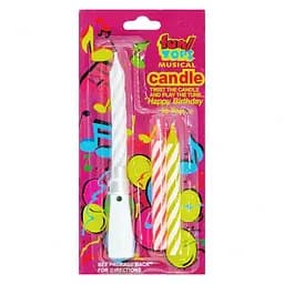 Свічка для торта музична