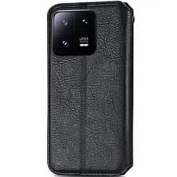 Шкіряний чохол-книжка GETMAN Cubic (PU) для Xiaomi 13 Pro Чорний - мініатюра 2