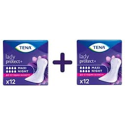 Урологические прокладки Tena Lady Maxi Night 8 капель 24 шт. (2 уп. х 12 шт.)