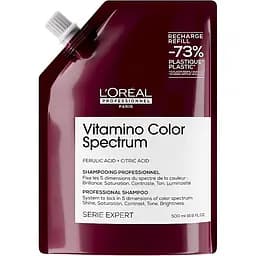 Шампунь L'Oreal Professionnel Vitamino Color Spectrum для сяючого блиску та збереження 5 вимірів колірного спектру після фарбування волосся 500 мл