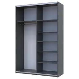 Шафа-купе Doros G-Caiser Графіт Графіт 2 ДСП 160х60х240 (42005085) - мініатюра 4