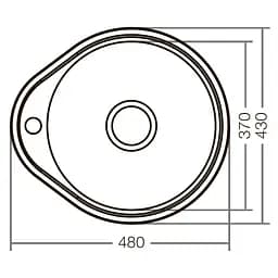 Кухонна мийка Zerix Z4843-08-180D decor ZX1599, Decor - мініатюра 2