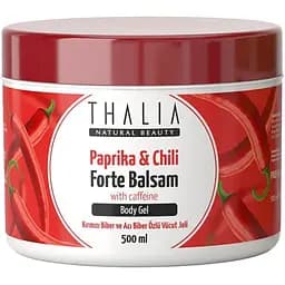 Масажний гель-бальзам з паприкою перцем чилі та кофеїном Thalia 500 мл (Liv2219010