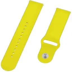 Силіконовий ремінець BeCover для Huawei Watch GT 2 42 mm Yellow (706241) - мініатюра 2