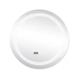 Дзеркало Qtap Mideya 600x600 (DC-F803) з LED-підсвічуванням та антизапотіванням QT2078F803W, Білий - мініатюра 3
