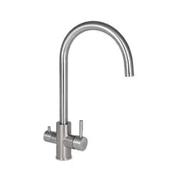 Змішувач для кухні Lidz Aria 24U-SFS, U-подібний з підключенням фільтра