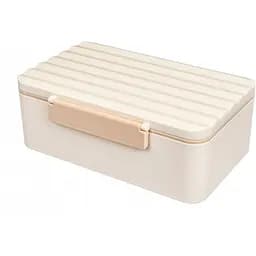 Ланч-бокс Laprida з паличками 900 мл бежевий (64-1146)