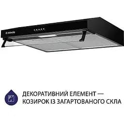 Витяжка пласка Minola HPL 617 BL - мініатюра 5