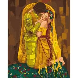 Картина по номерам Brushme В надежных объятиях ©Соломея Ковальчук 40x50 см