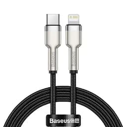 Кабель Baseus Cafule Metal Type-C to Lightning PD 20 W 1 m Black (CATLJK-A01) [54143]